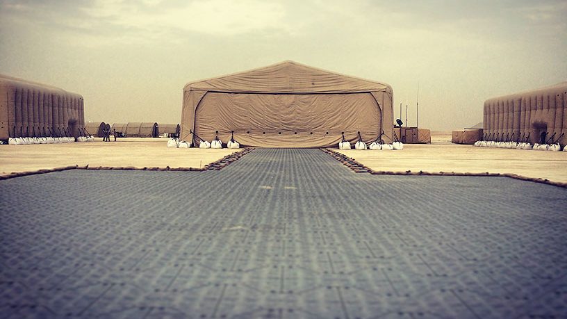 Inflatable Military Aircraft Hangar