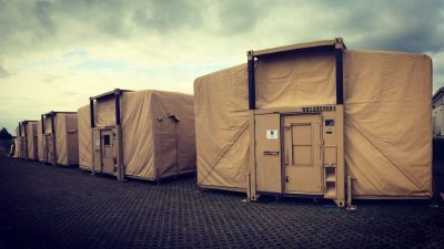 EHMECC Military Command Post Shelters In Belgium
