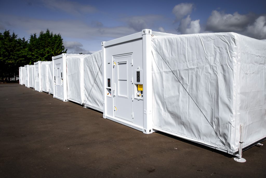 MECC Shelters Linked Together