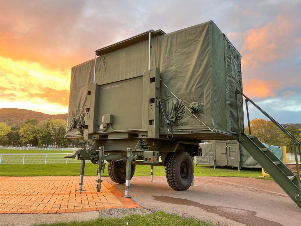 TRECC deployed with sunset background