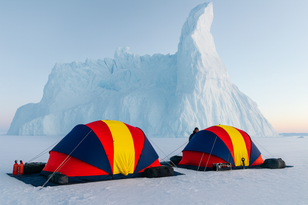 2 16 foot long Endurances next to Ice