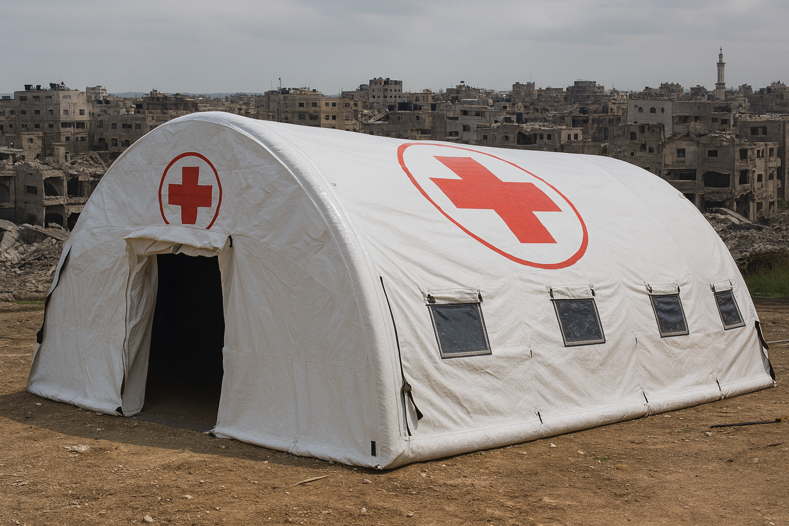Airmax HP Medical Shelter External View