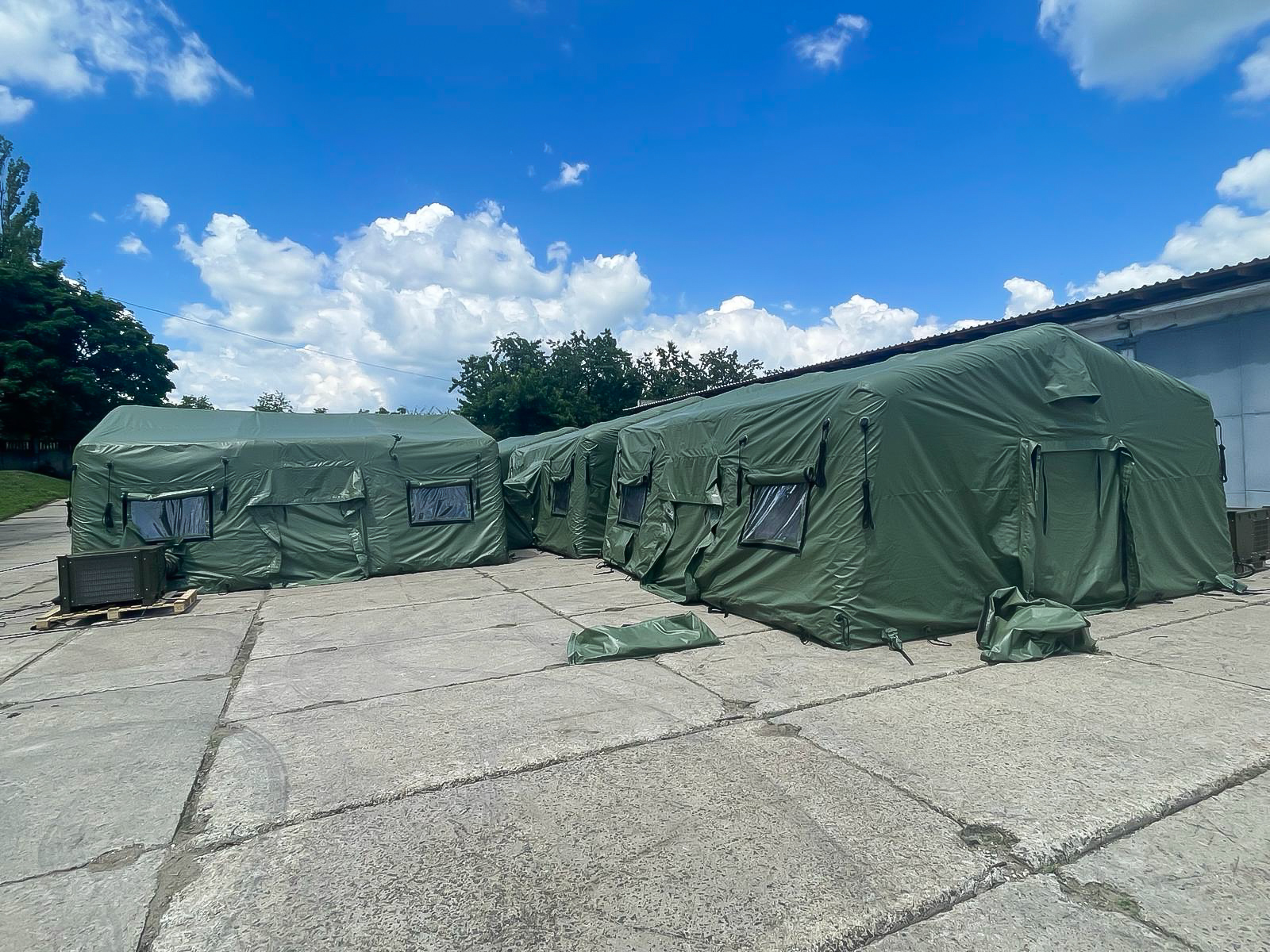 Airmax LP Inflatable Field Hospital Delivered to Europe