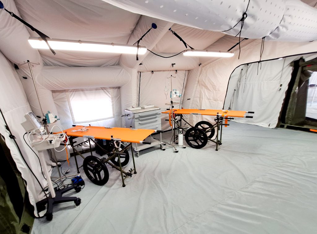 Inside Airmax hospital ward