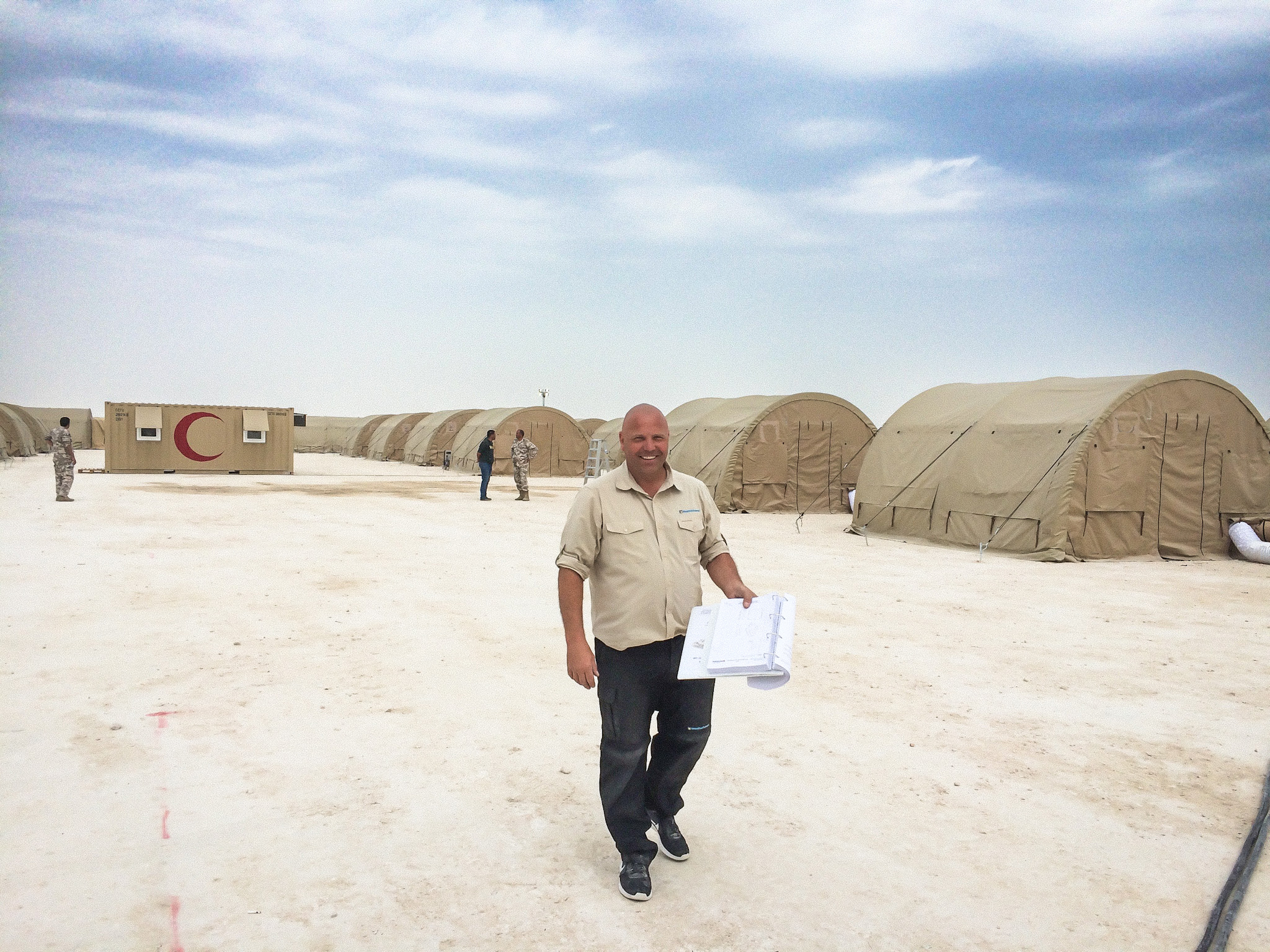 Weatherhaven FSR Leading Camp Deployment in Middle East