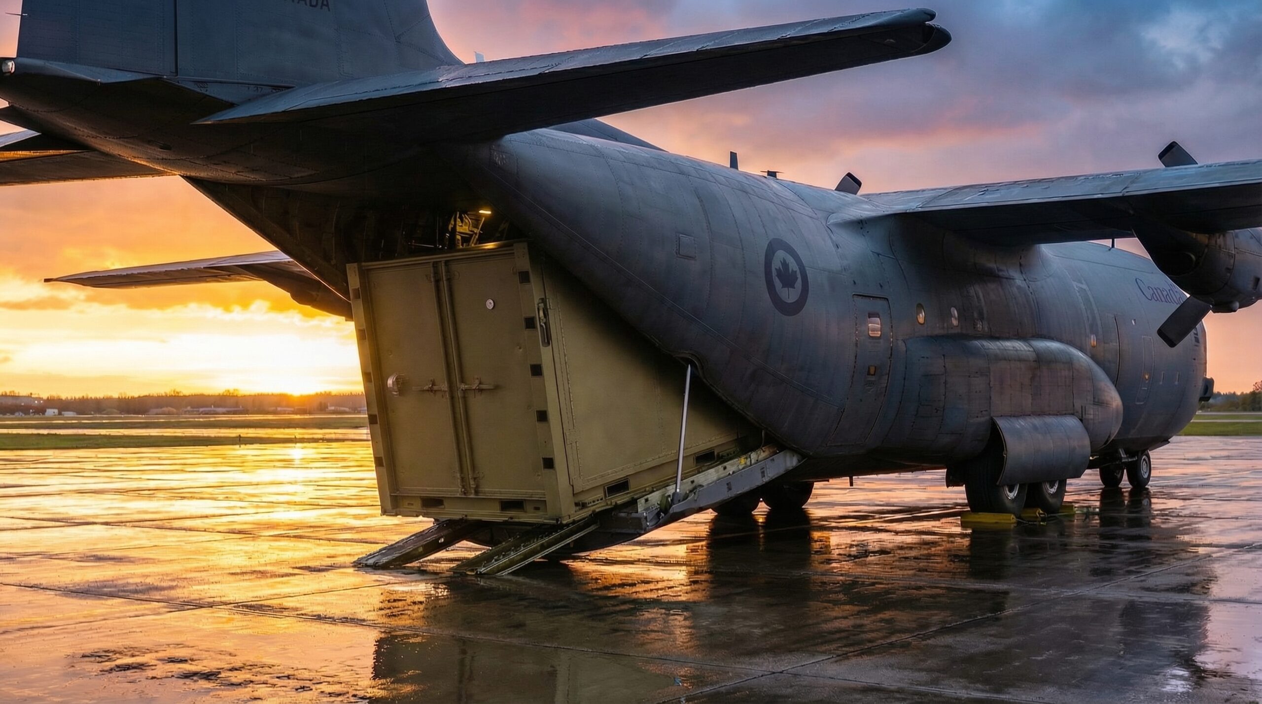ATEPS Being Loaded into C-130 using 463L pallet interface