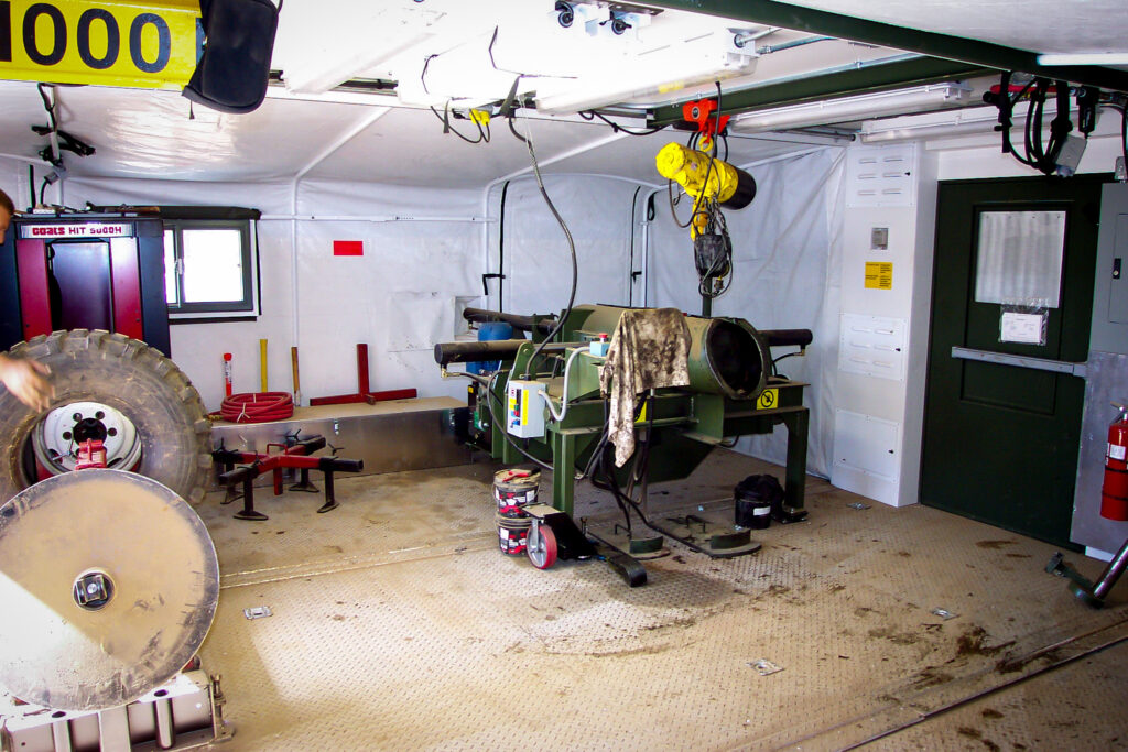 Interior View of a MECC Tyre Maintnenace Facility