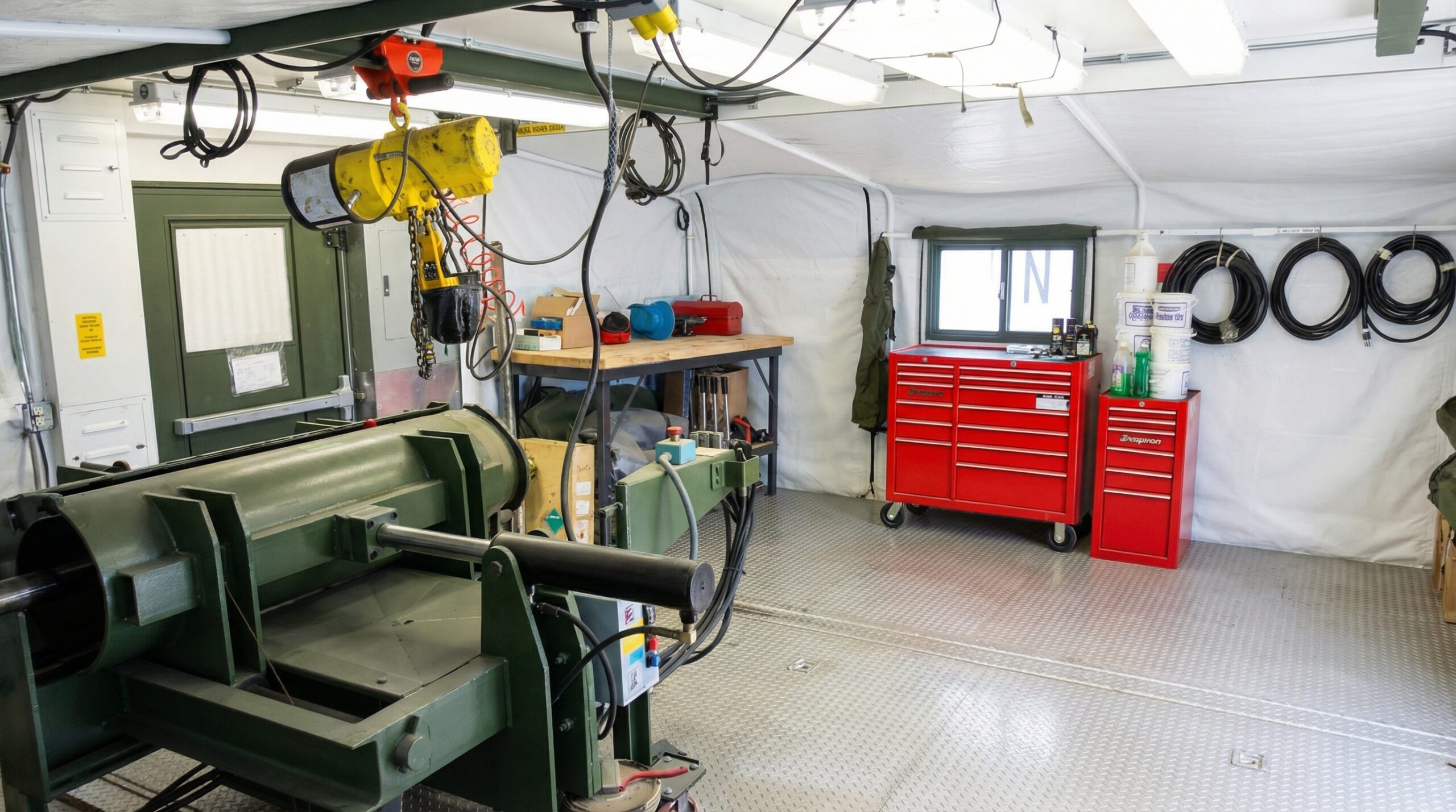 Tyre Maintenance Facility Interior