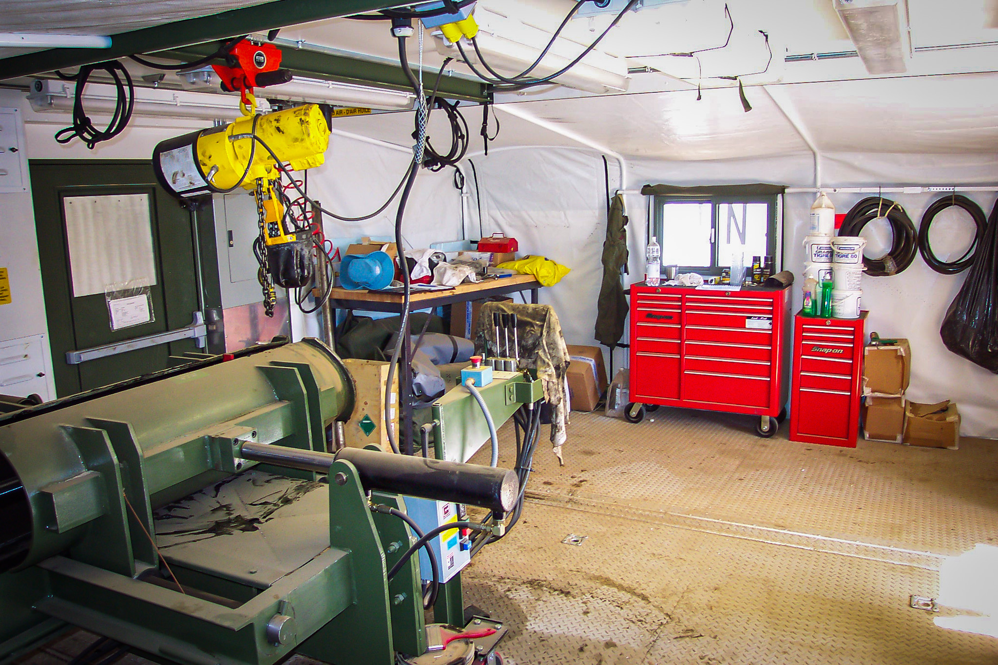Tyre Maintenance Facility Interior