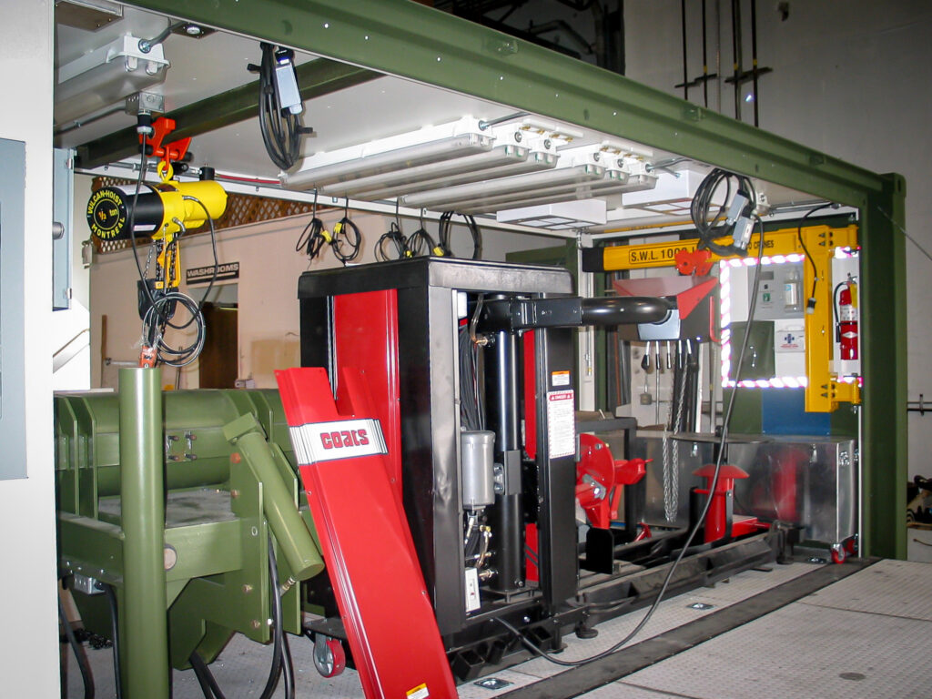 Tyre Maintenance Facility packed away in MECC