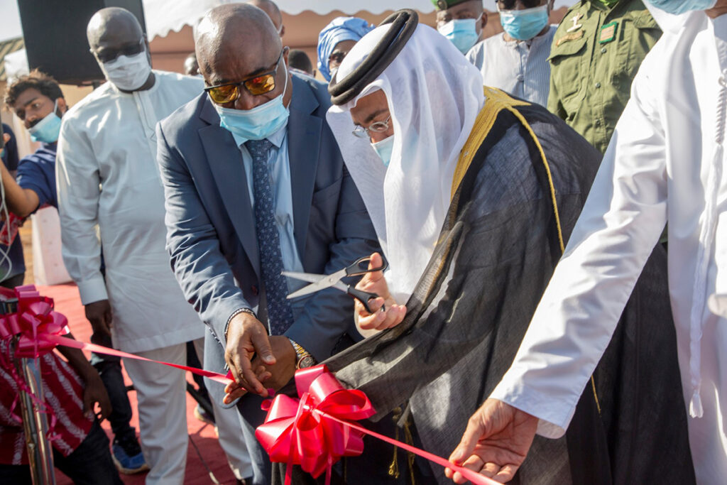 Official Opening of the 200 bed field hospital by UAE Government