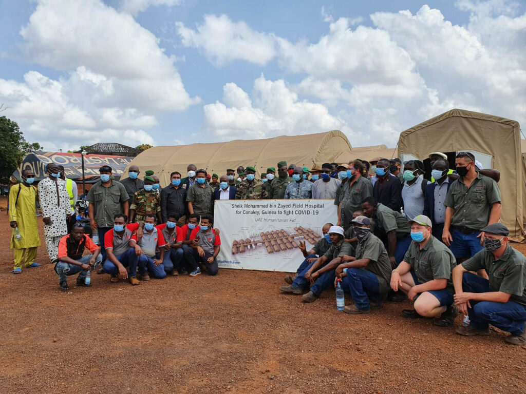 Record-Breaking Delivery of 200-Bed Field Hospital in Guinea