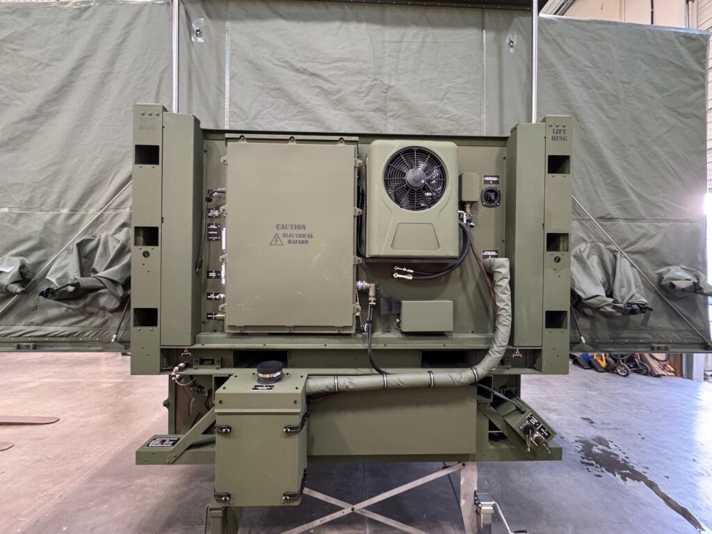 TRECC Sanitisation System Deployed Showing HVAC and Systems