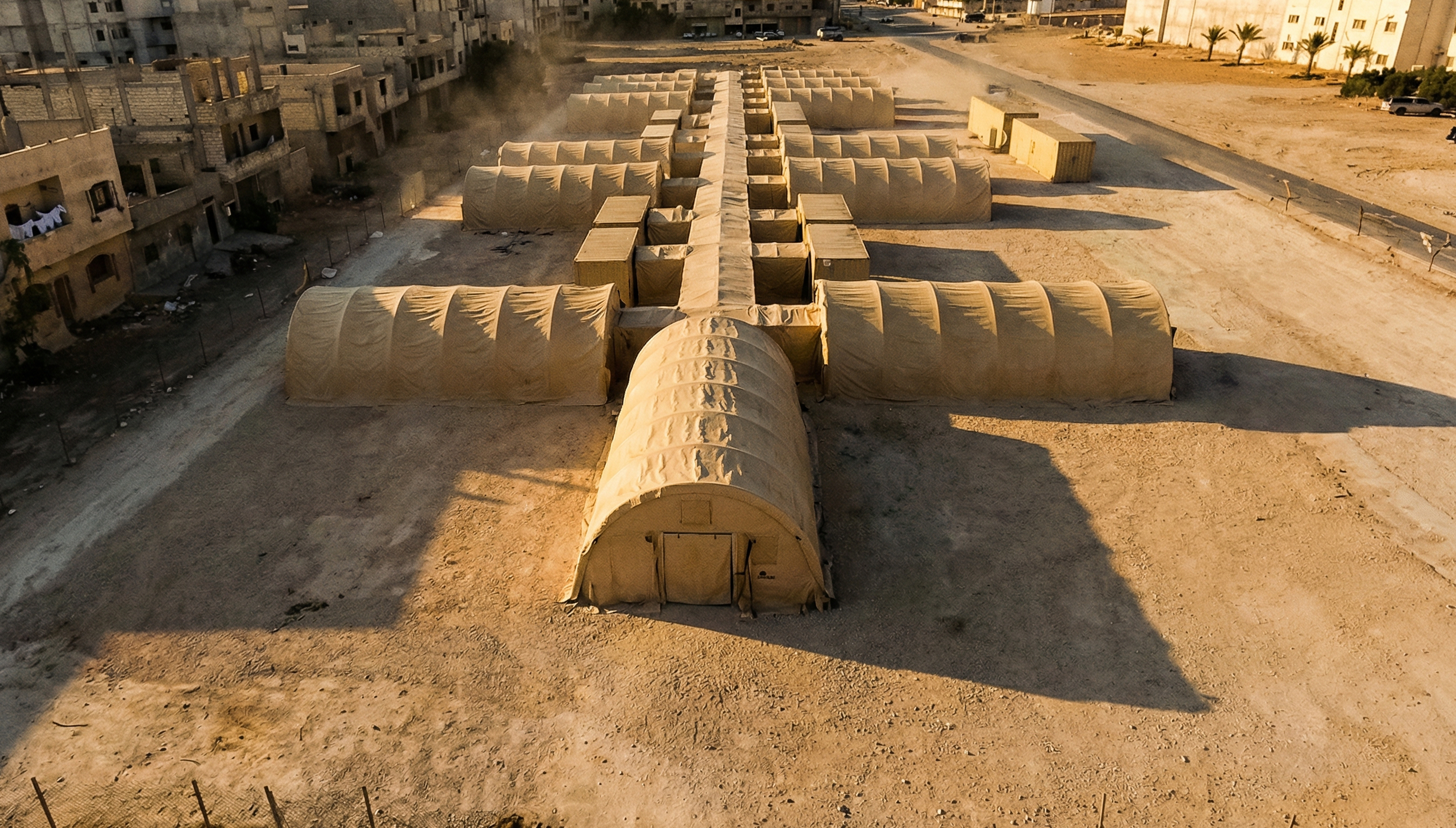 Weatherhaven installs 100-bed field hospital in Syrian humanitarian relief