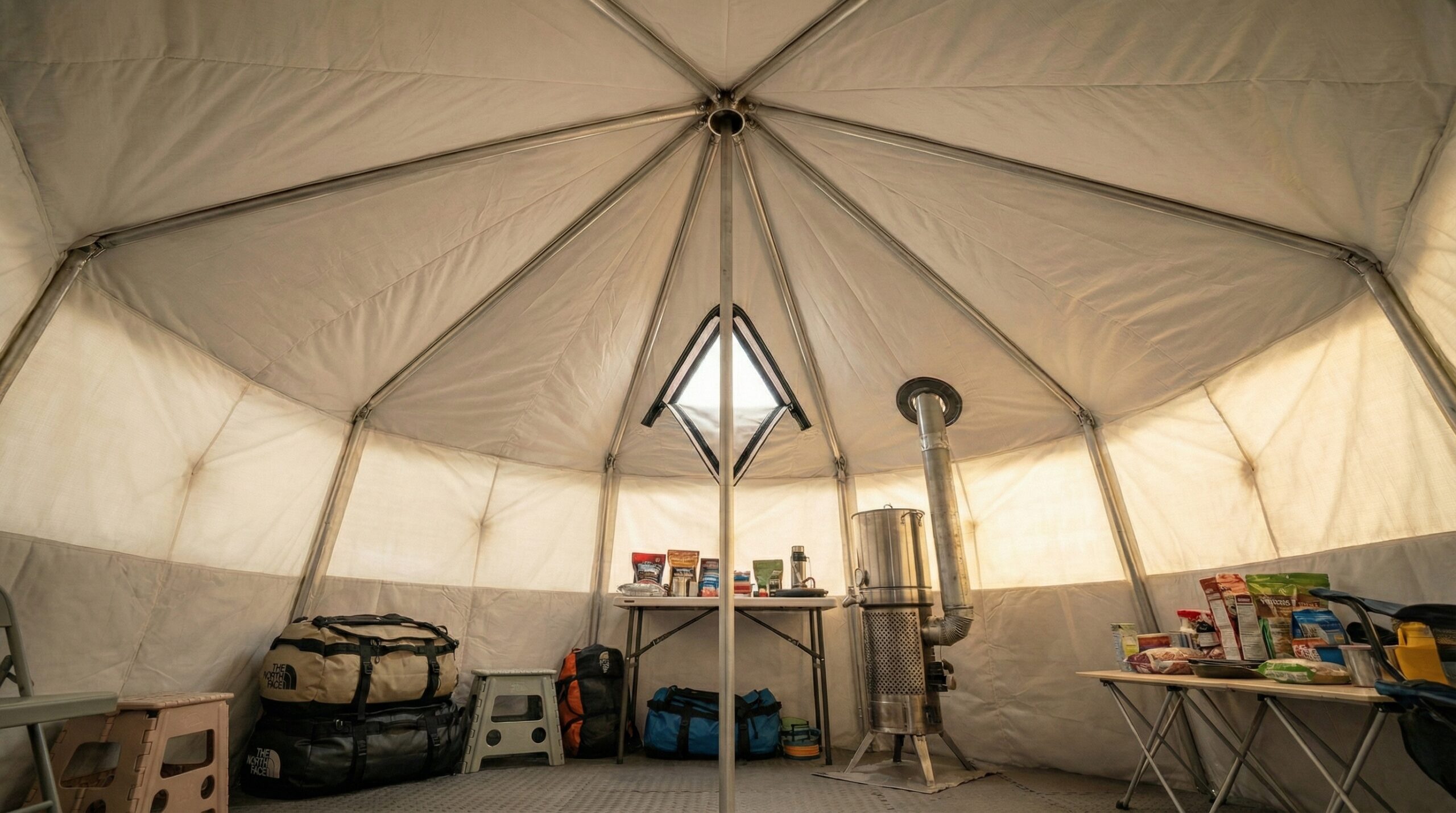 Polar Chief Interior on site in Antarctica