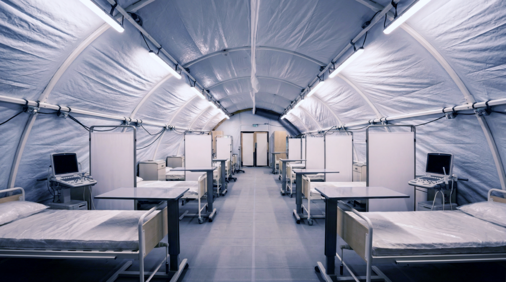 Syrian Field Hospital Ward Layout