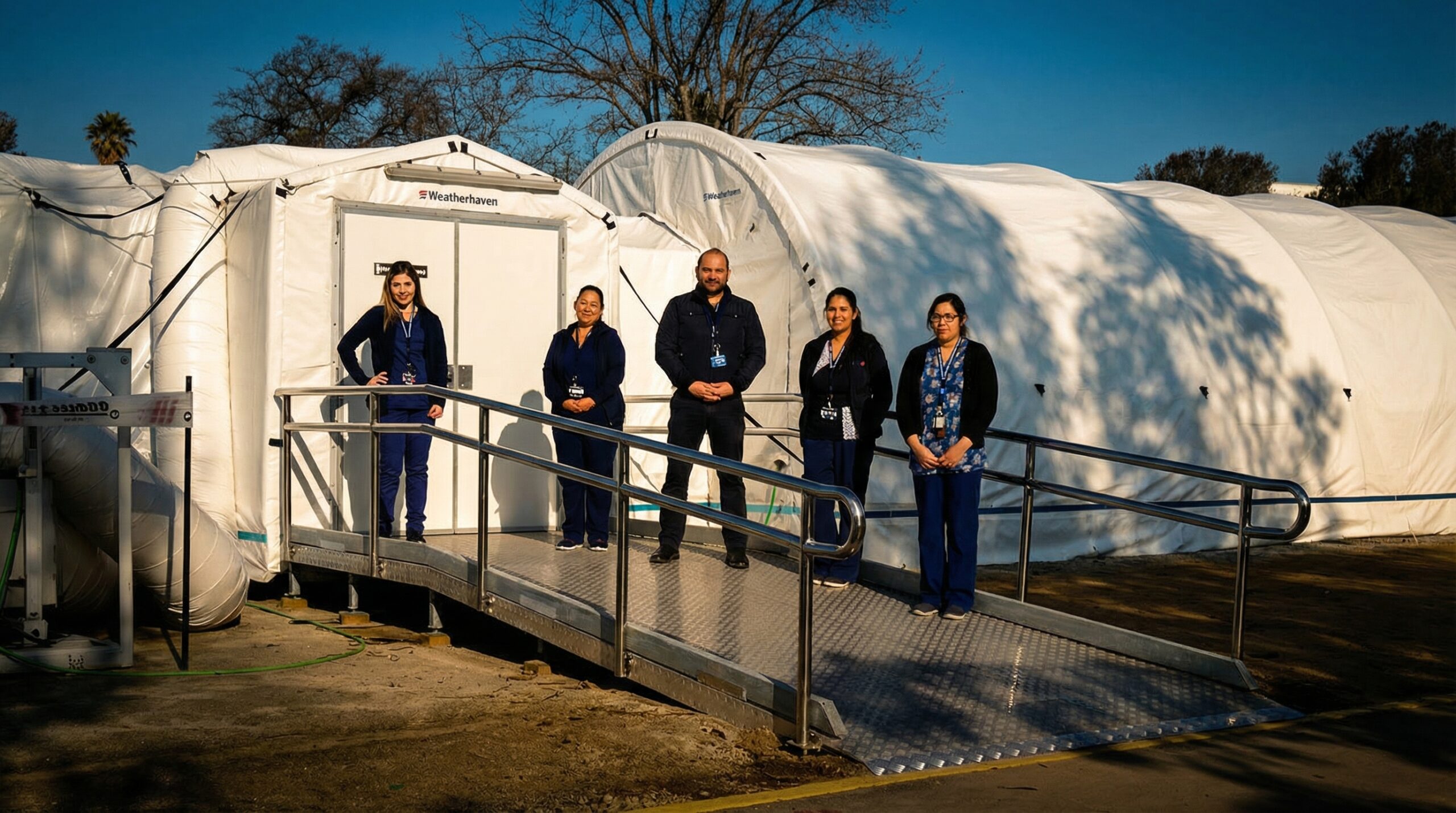 Humanitarian support in South America