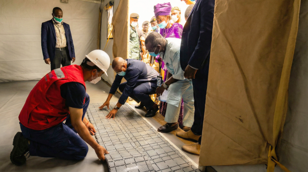 Sierra Leone Receives Weatherhaven 100-Bed Field Hospital