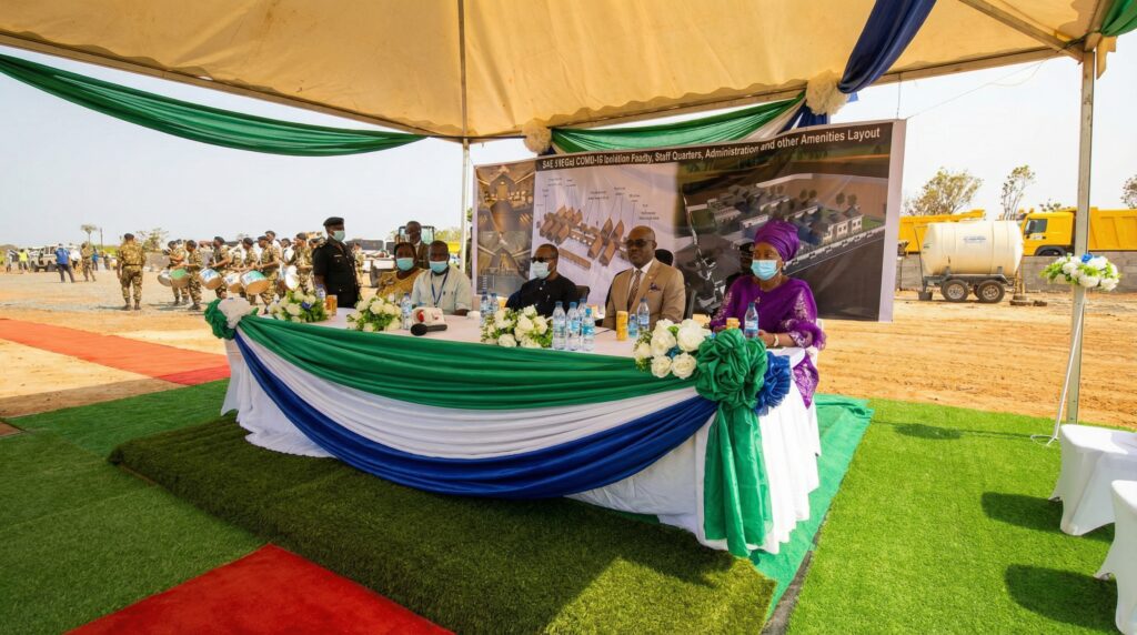 100 Bed Sierra Leone Field Hospital Opening