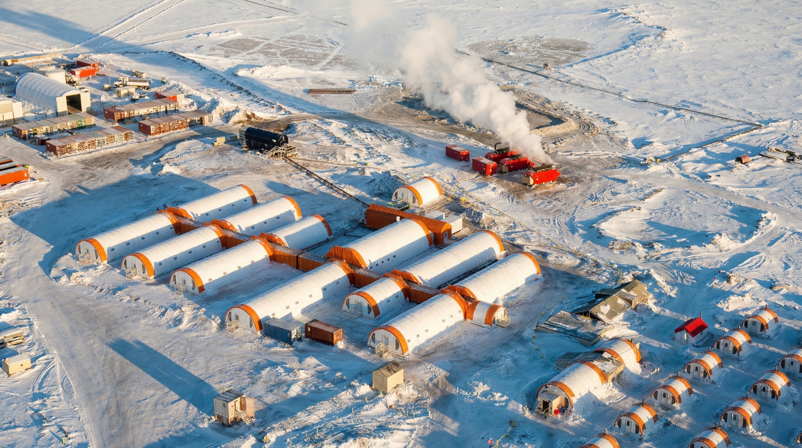 100 Person Mining Camp Extension Delivered to Baffin Island