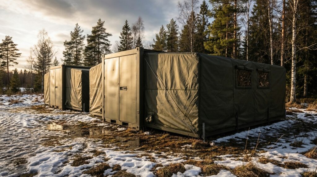Weatherhaven Delivers MECC Expandable Workshop Containers To Scandinavia