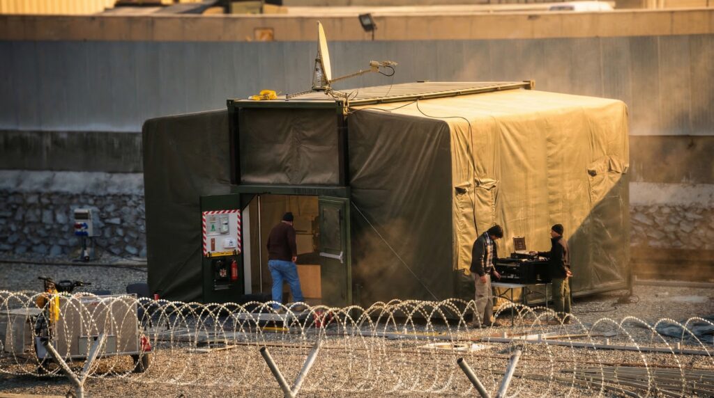 EHMECC Command Post in Afghanistan