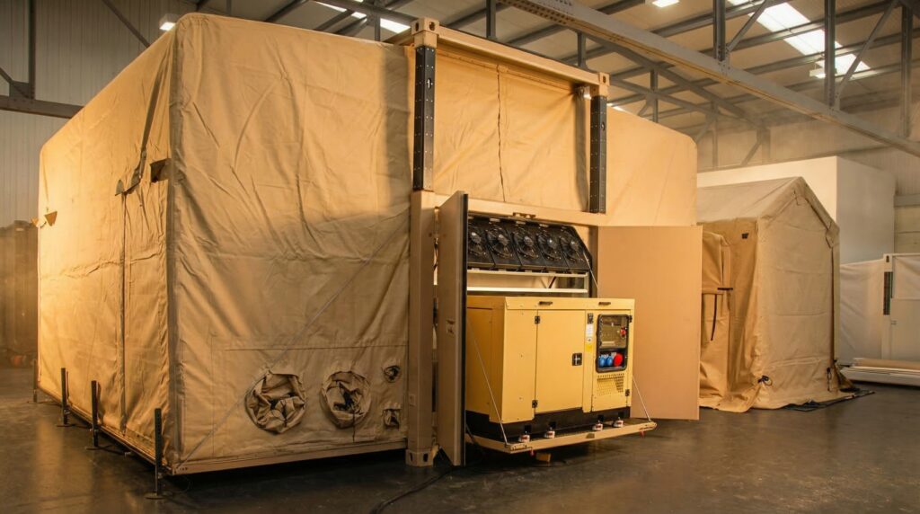 EHMECC With Vestibule undergoing final inspection