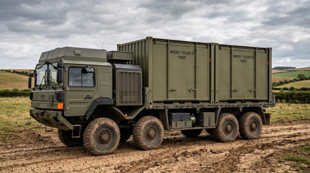 2 10ft BMECC on Military Truck