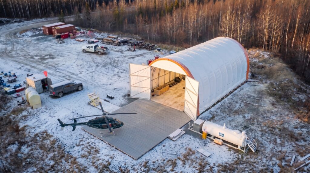 Series 4 Truss Aircraft Hangar Helps Deliver Remote Aircraft Operations