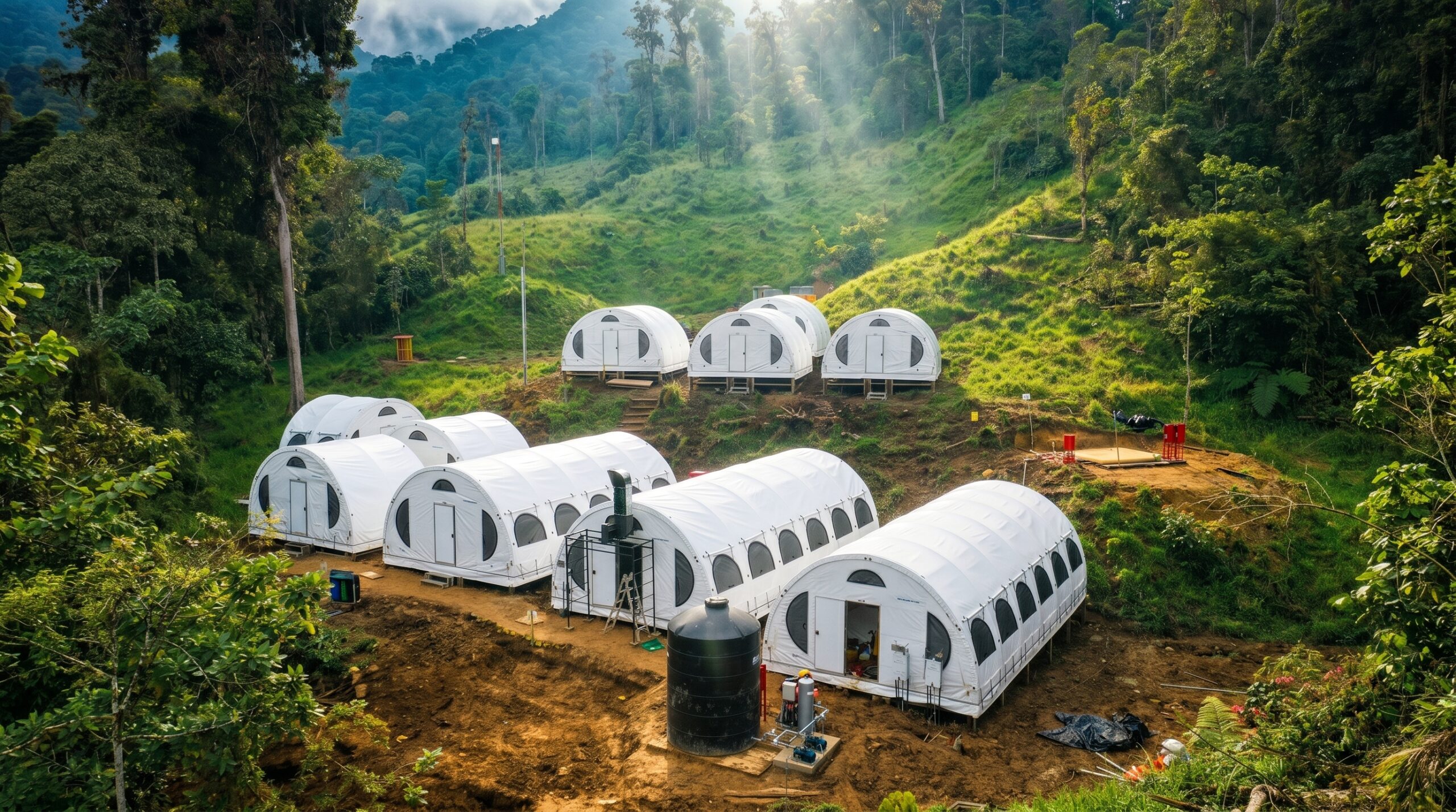 Weatherhaven Delivers Turnkey Ecuadorian Jungle Exploration Camp