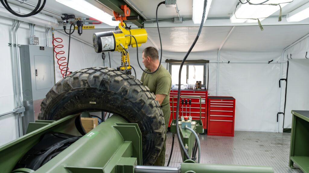 Tyre Maintenance Facility for CAF 3