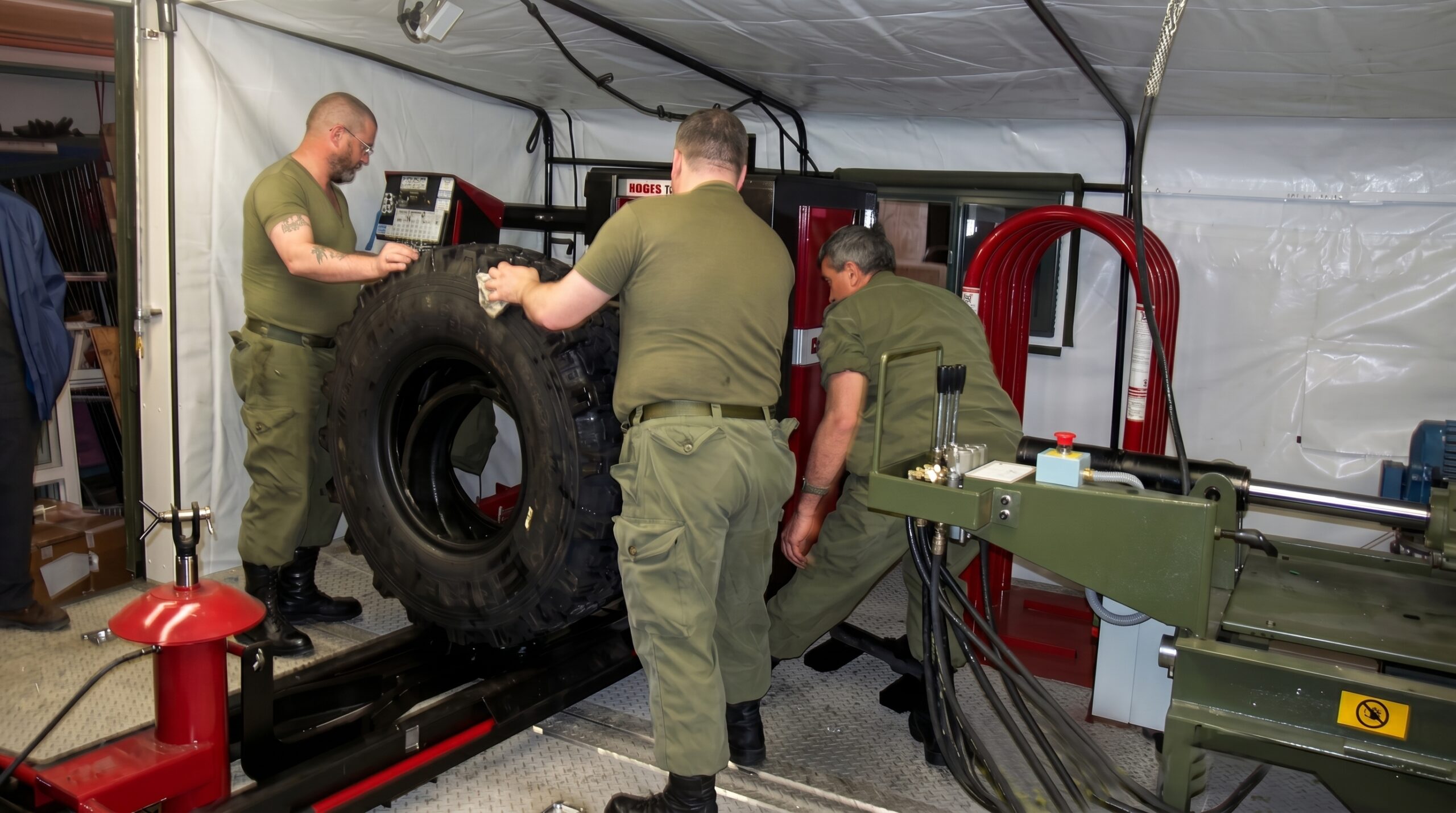 Redeployable Tyre Facility Boosts Military Vehicle Readiness